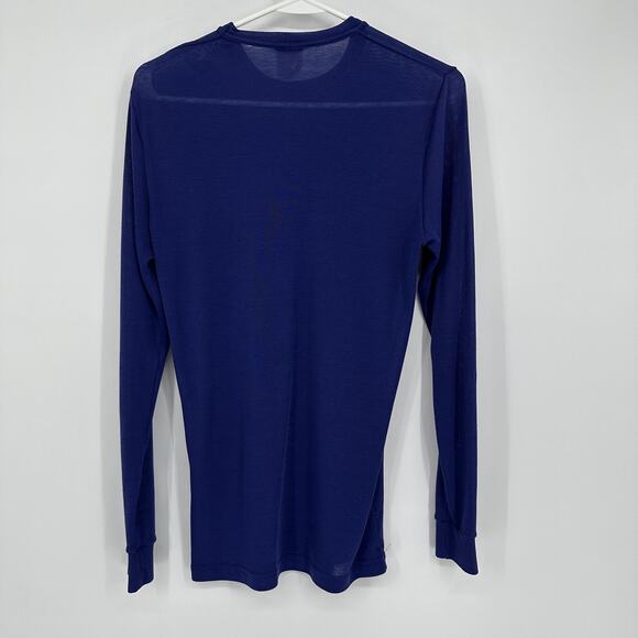 Vintage Patagonia Capilene Shirt Mens Medium Blue Long Sleeve Base Layer USA 90s - Picture 7 of 8